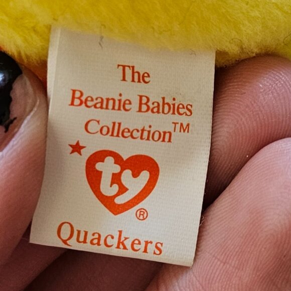 Ty Beanie Baby Quackers - Picture 4 of 5